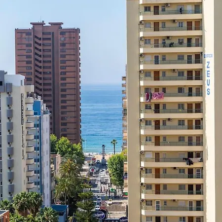 Stylish Seaview With Pool Access Апартаменты Бенидорм